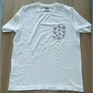 KAWS x Uniqlo x Sesame Street T-Shirt Men’s Size L White NWOT